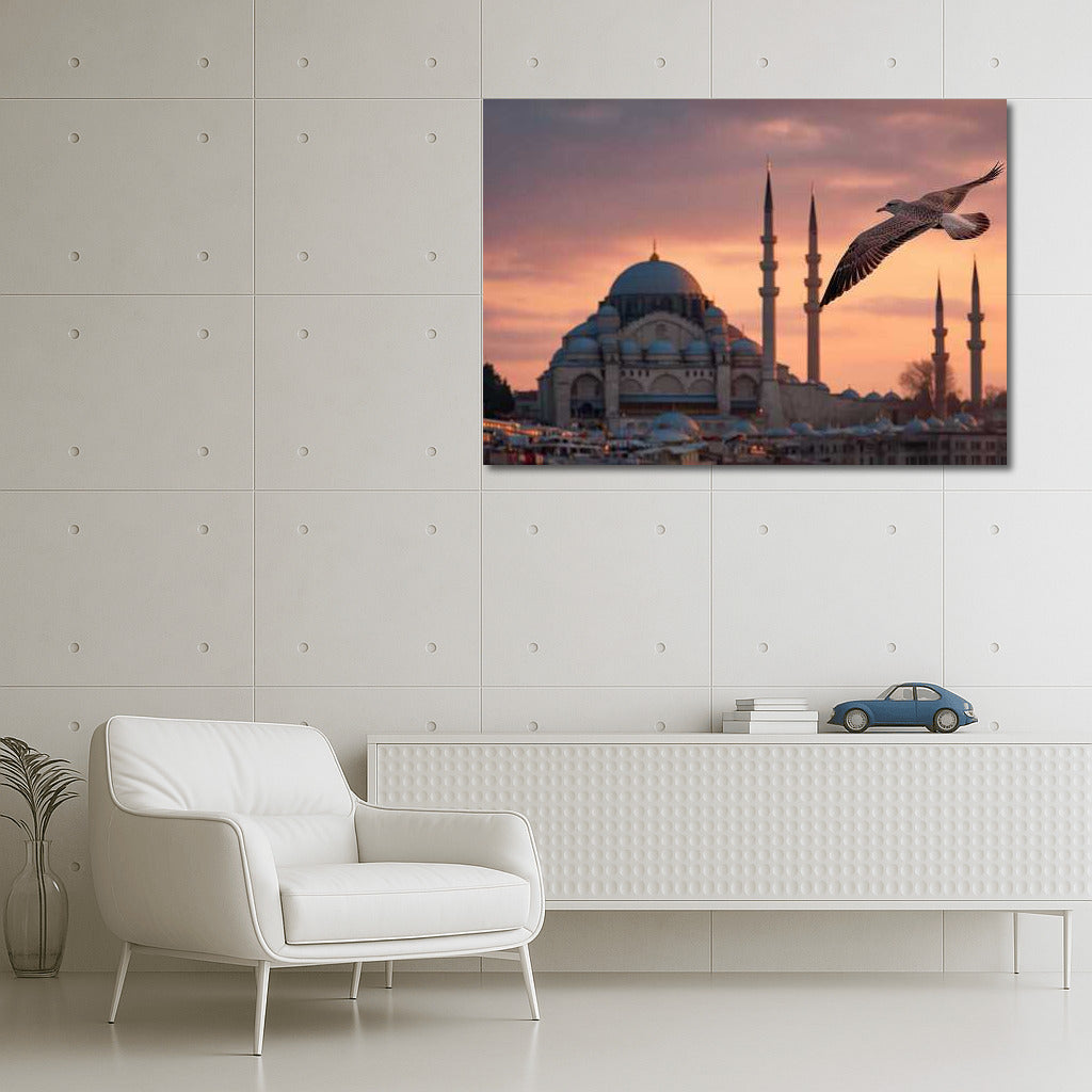 Istanbul Sunset Lights: Skylines and Silhouettes