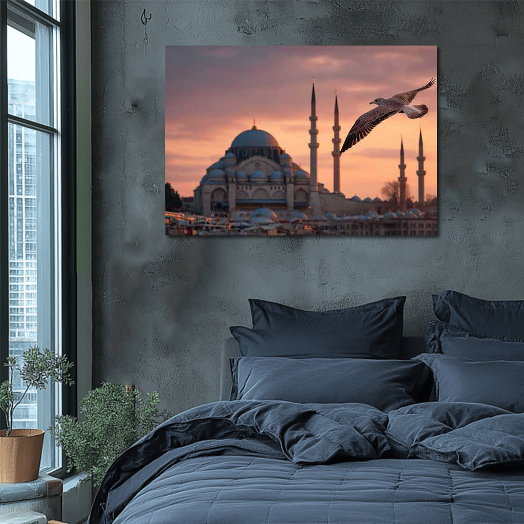 Istanbul Sunset Lights: Skylines and Silhouettes