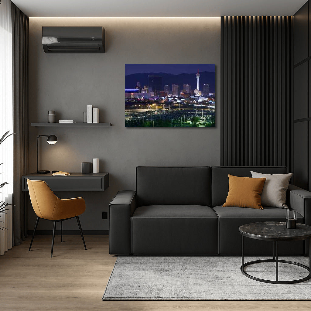 Neon Night Las Vegas: Cityscapes Skylines USA