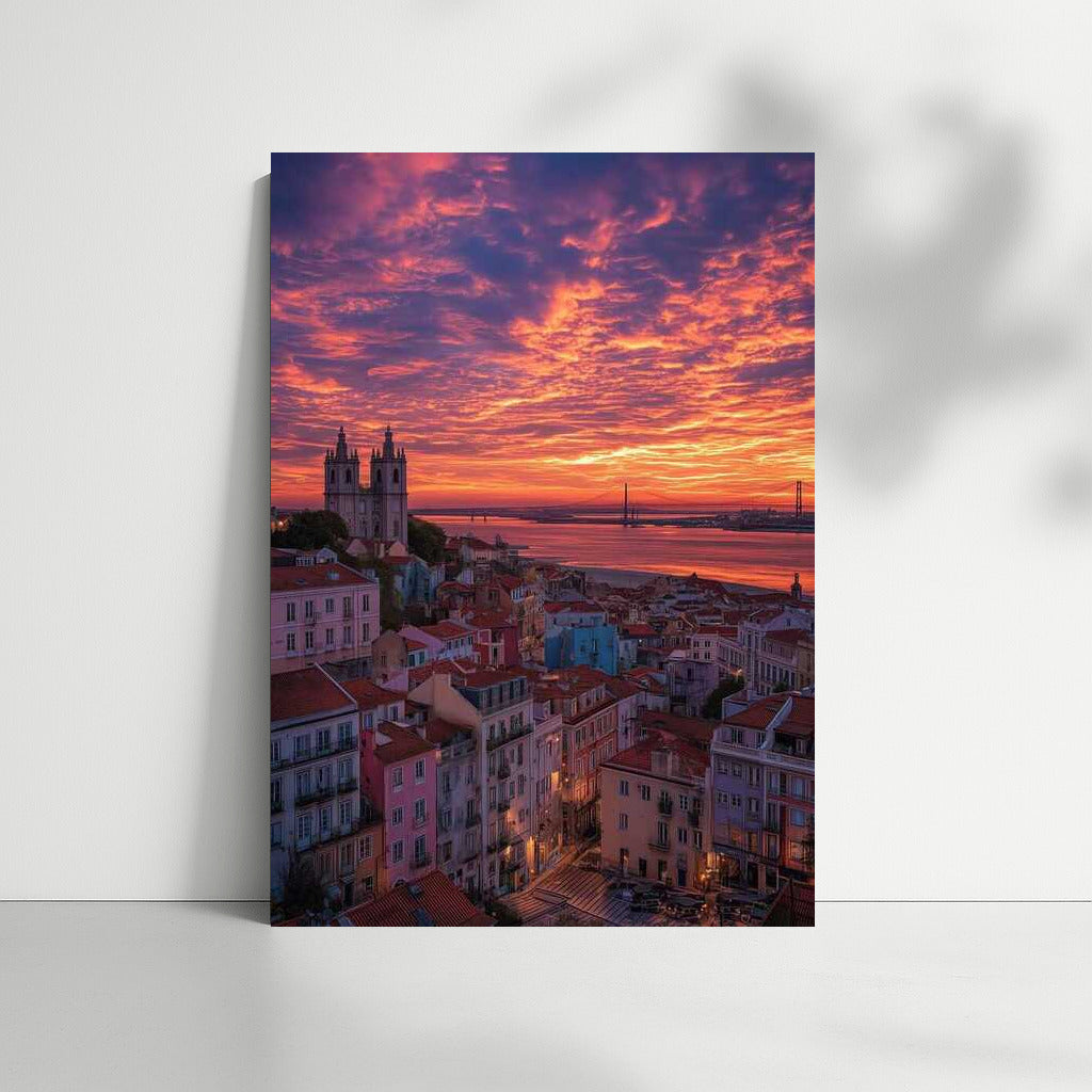 Sunset Charm of Lisbon: Cityscapes