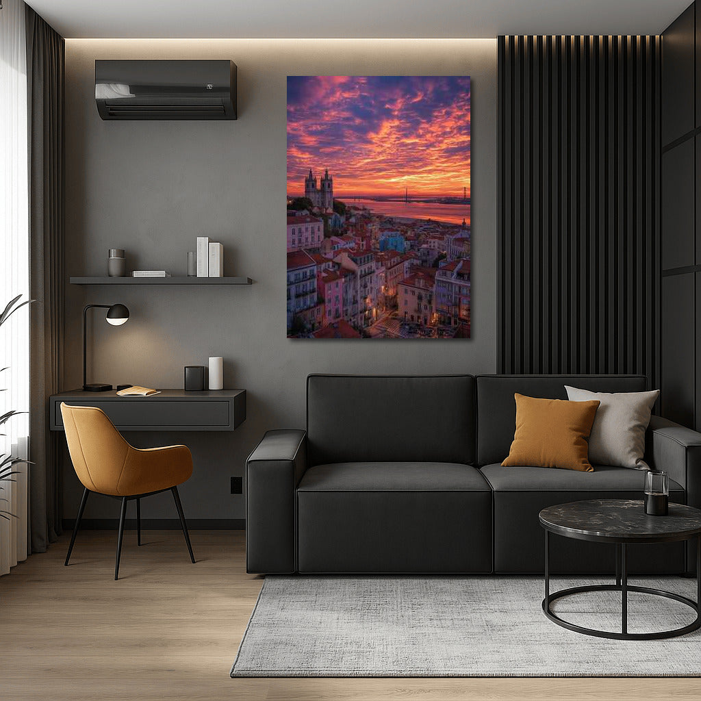 Sunset Charm of Lisbon: Cityscapes