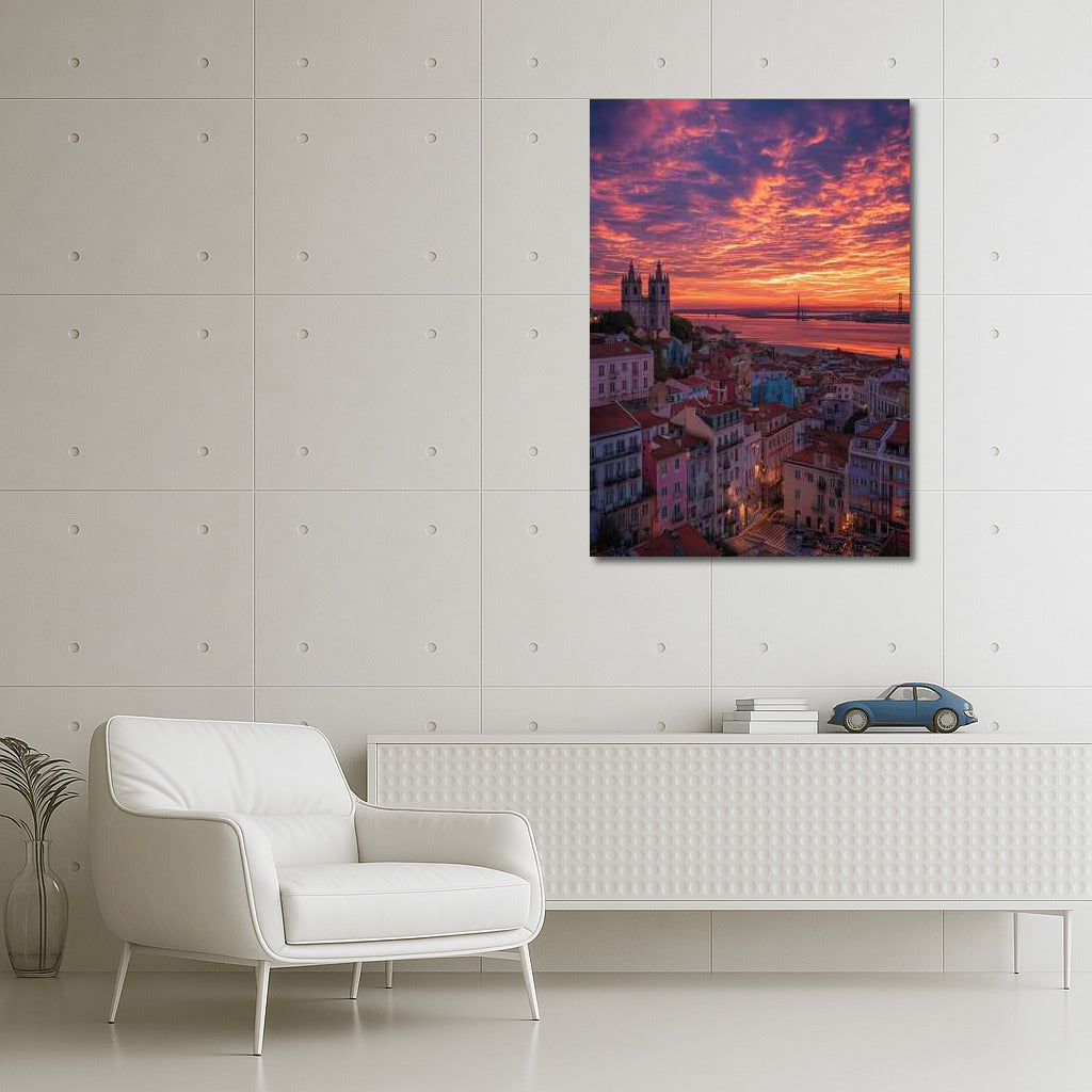 Sunset Charm of Lisbon: Cityscapes