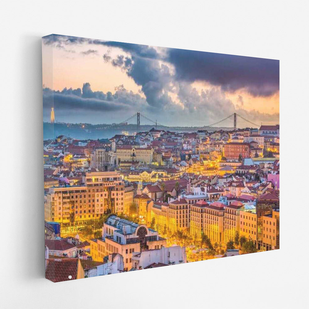 Lisbon Symphony of Lights: Cityscapes and Panoramas