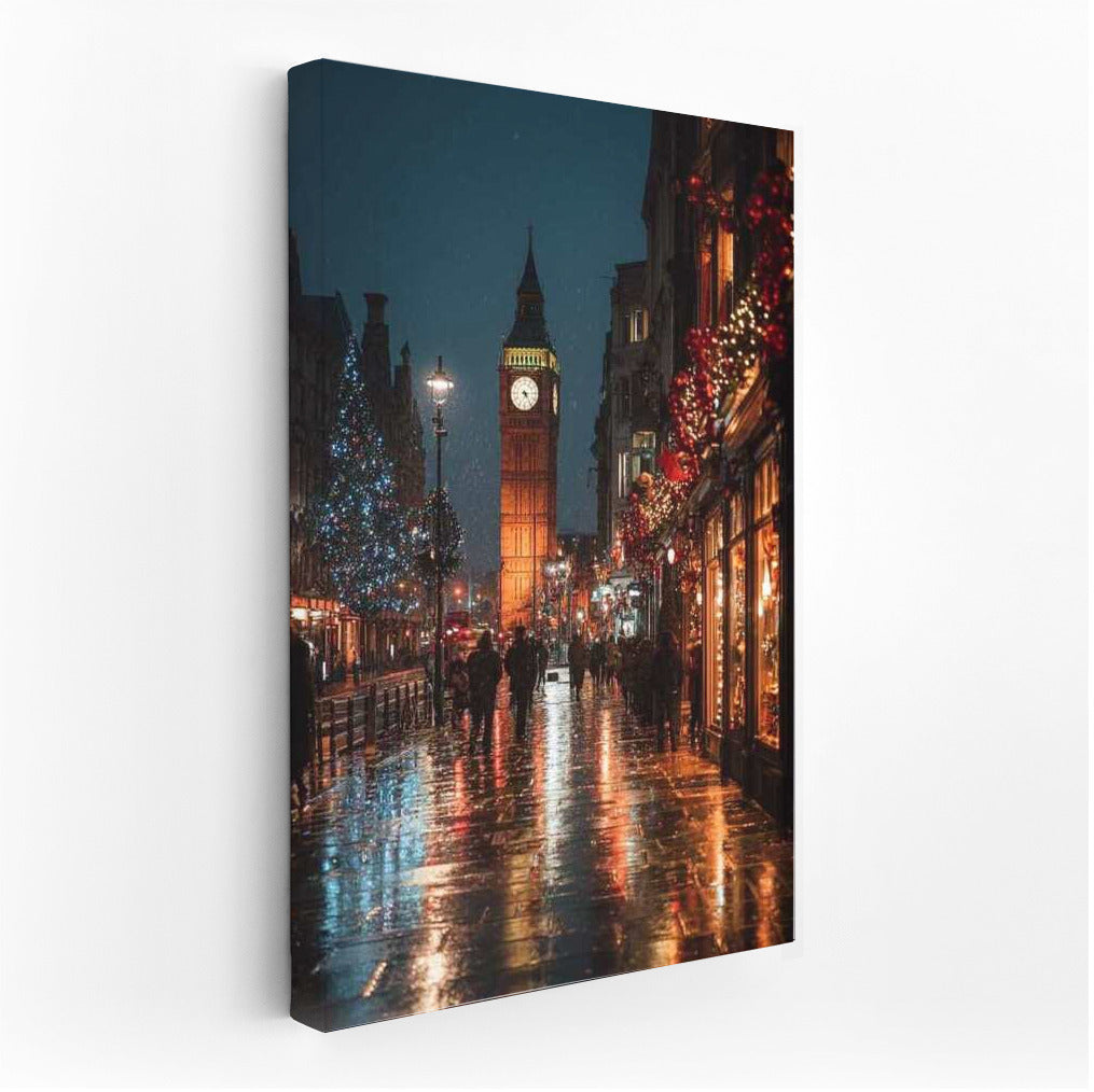 London Evening Symphony: City Lights and Reflections