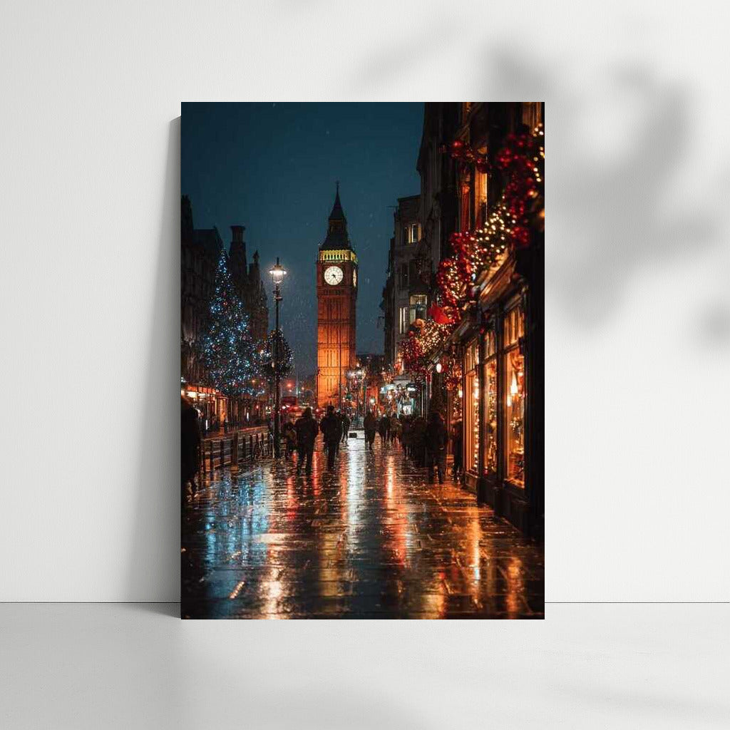 London Evening Symphony: City Lights and Reflections