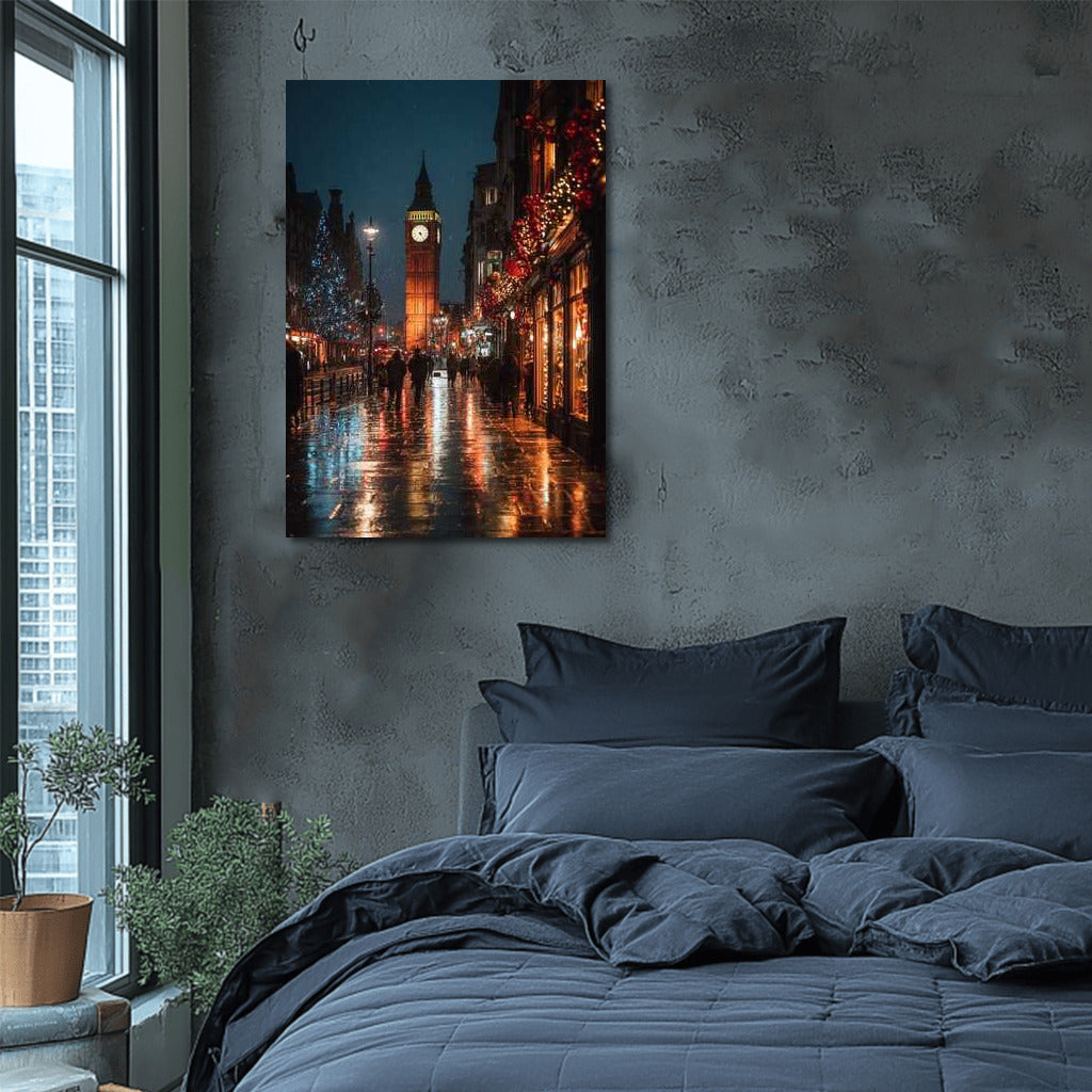 London Evening Symphony: City Lights and Reflections