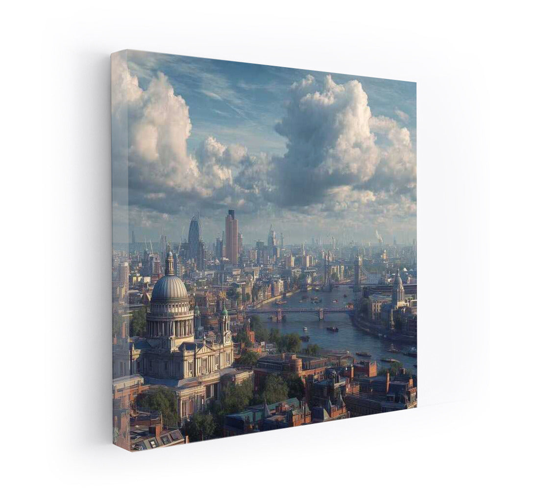 London: Clouds Over the City - Cityscapes Skylines, London UK