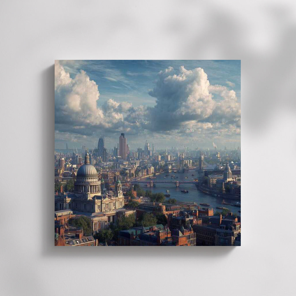 London: Clouds Over the City - Cityscapes Skylines, London UK