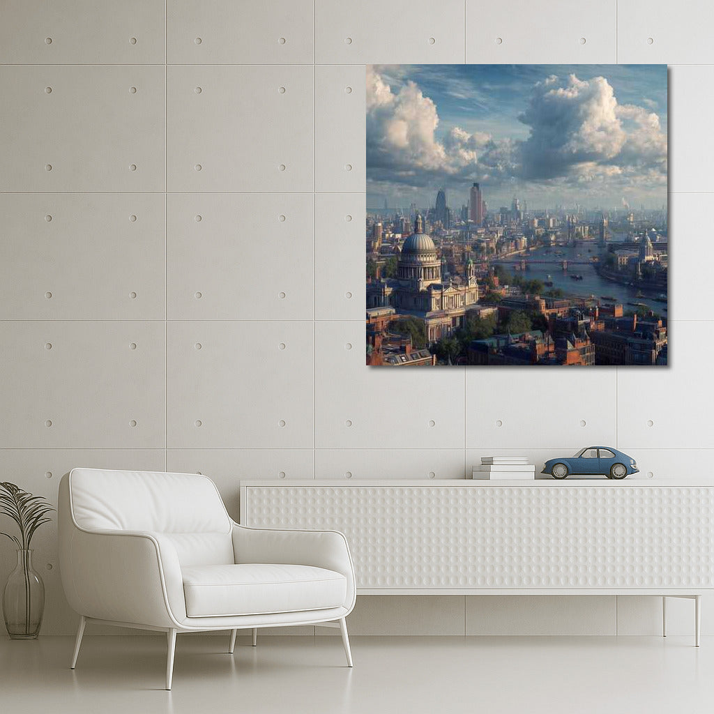 London: Clouds Over the City - Cityscapes Skylines, London UK