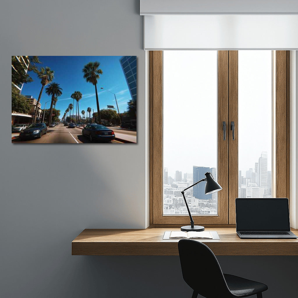 LA's Vibrant Skies: The Dynamics of Cityscapes