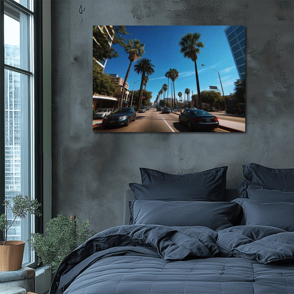 LA's Vibrant Skies: The Dynamics of Cityscapes