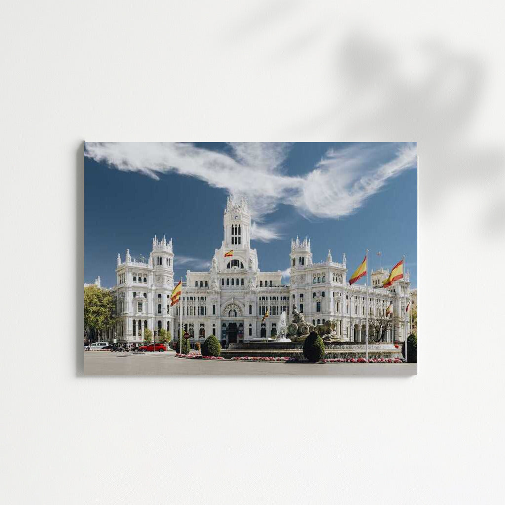 The Grandeur of Madrid: The City's Silhouette in the Spanish Sky