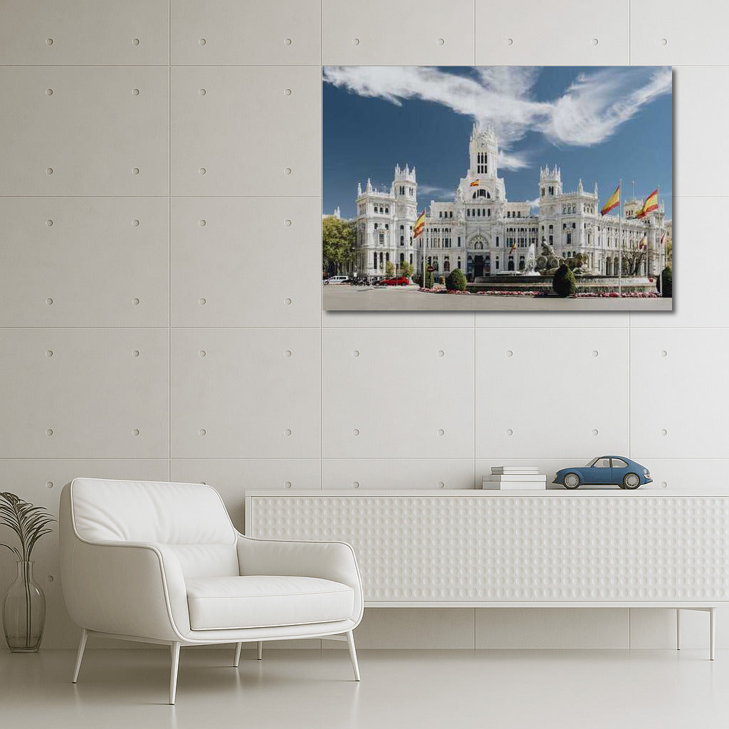 The Grandeur of Madrid: The City's Silhouette in the Spanish Sky