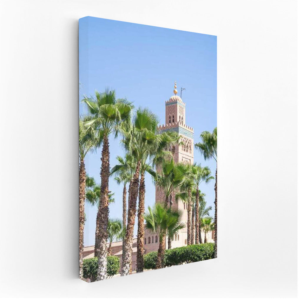 Marrakech Skyline: Palm Trees and City Silhouettes