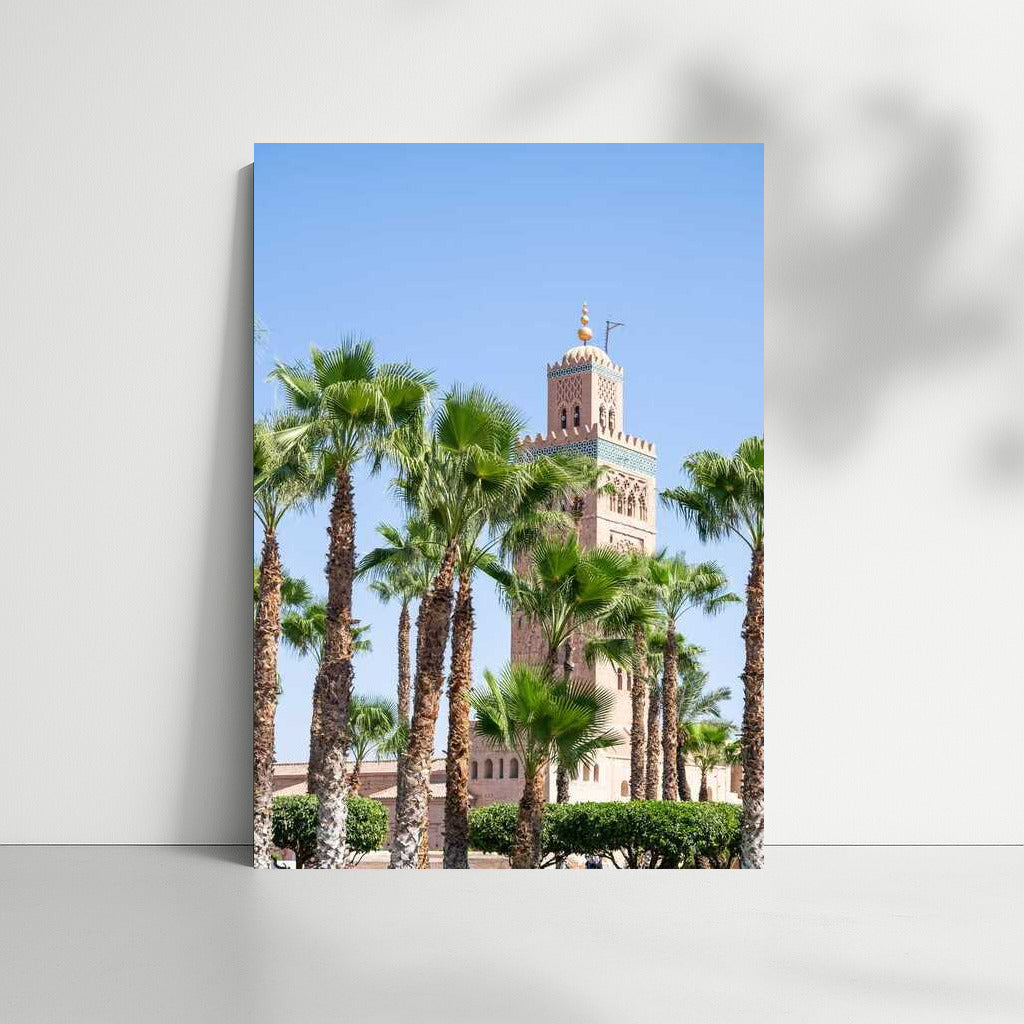 Marrakech Skyline: Palm Trees and City Silhouettes