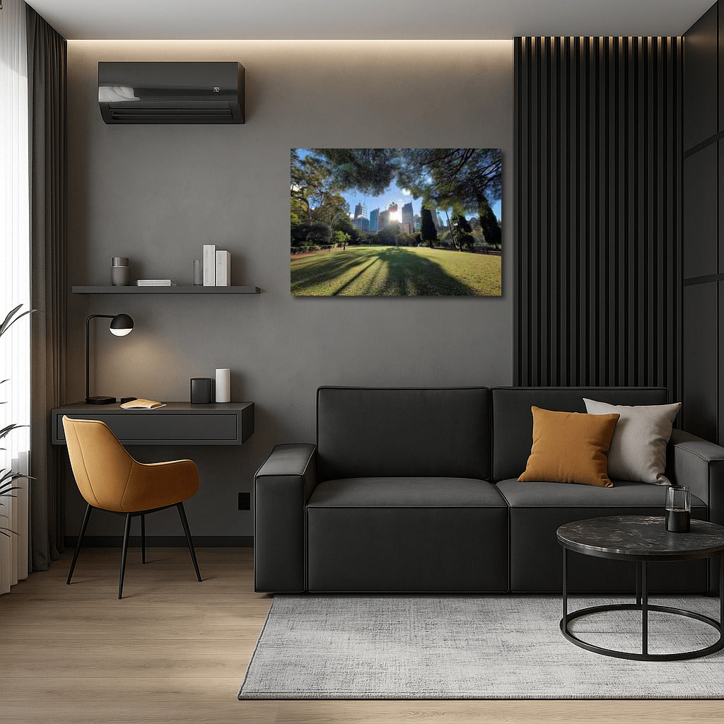 Melbourne Harmony: Nature and Architecture in Cityscapes Skylines