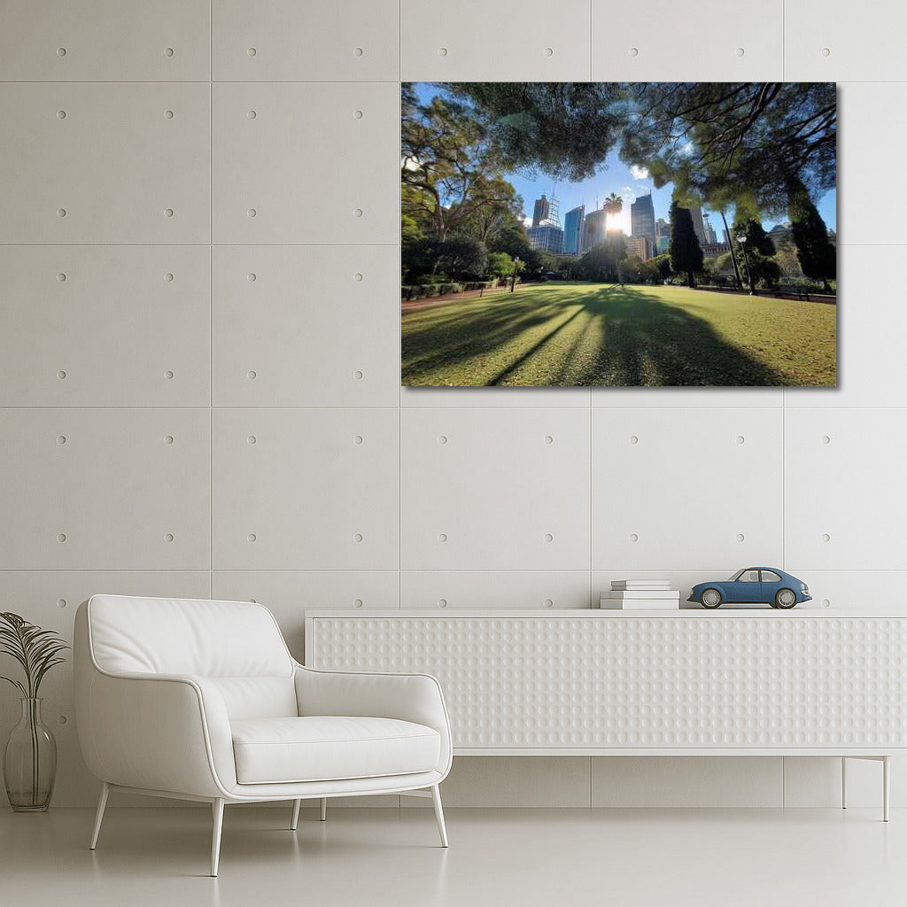 Melbourne Harmony: Nature and Architecture in Cityscapes Skylines