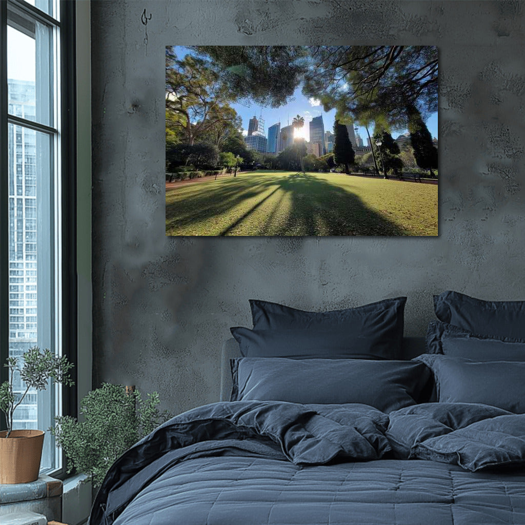 Melbourne Harmony: Nature and Architecture in Cityscapes Skylines