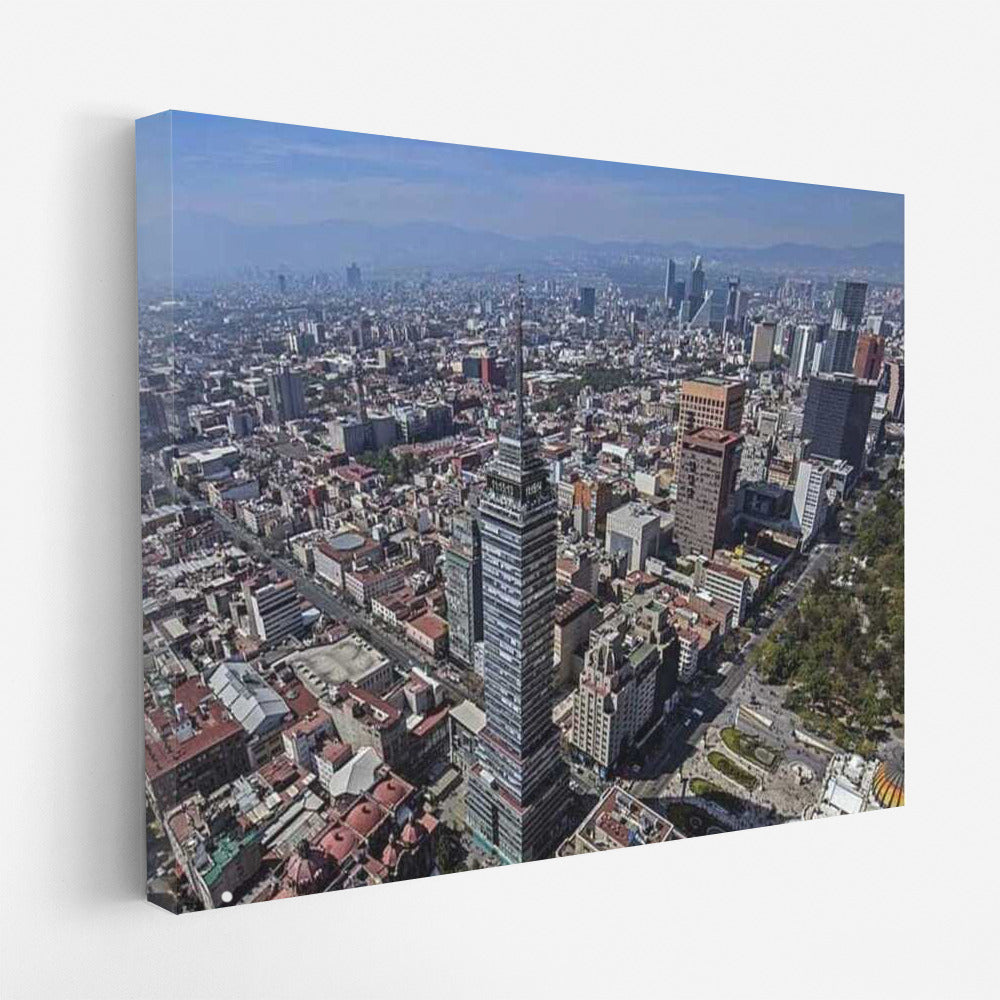 Pulsating Silhouette: Mexico City Cityscapes