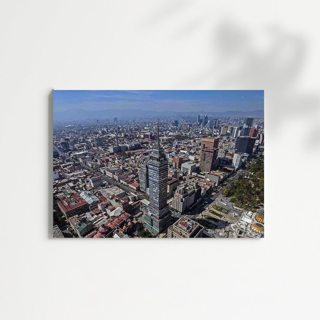 Pulsating Silhouette: Mexico City Cityscapes