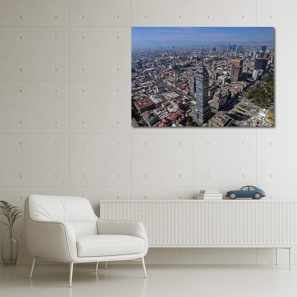 Pulsating Silhouette: Mexico City Cityscapes