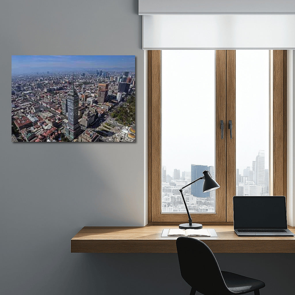 Pulsating Silhouette: Mexico City Cityscapes