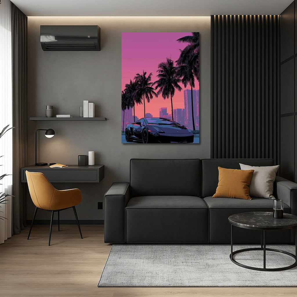 Sunset Glamour: Miami Nightlife in Dynamics