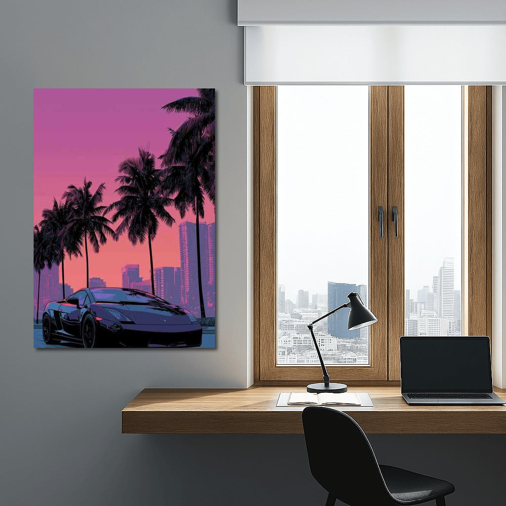 Sunset Glamour: Miami Nightlife in Dynamics