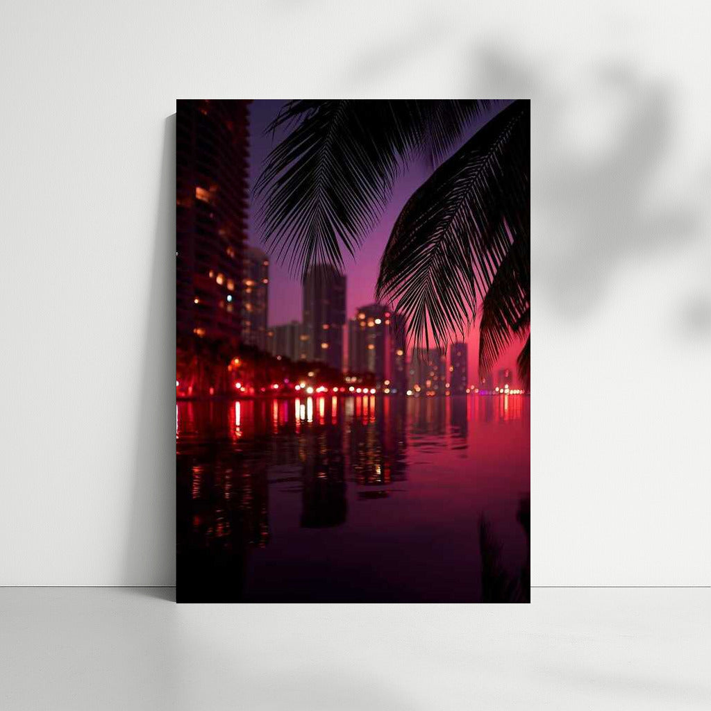Sunset Charm: Miami Cityscape