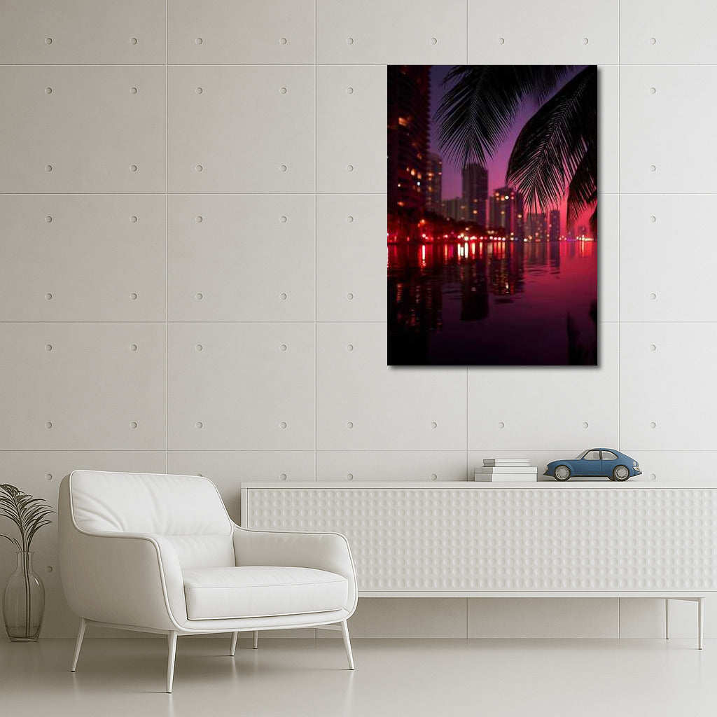 Sunset Charm: Miami Cityscape
