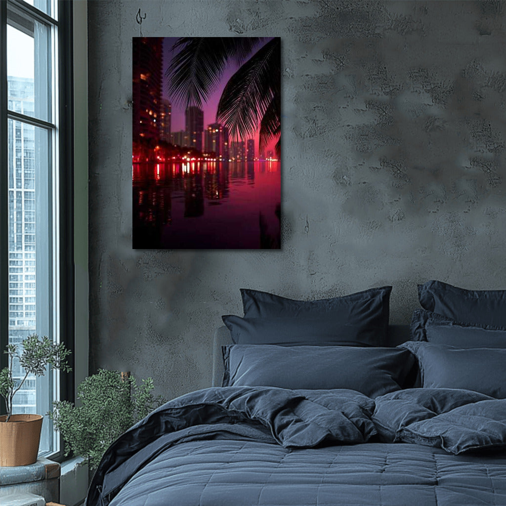 Sunset Charm: Miami Cityscape