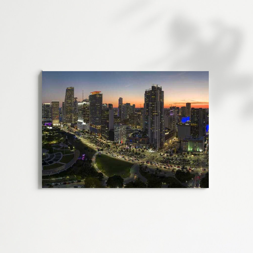 Miami Night Symphony: Bright Lights and Energy