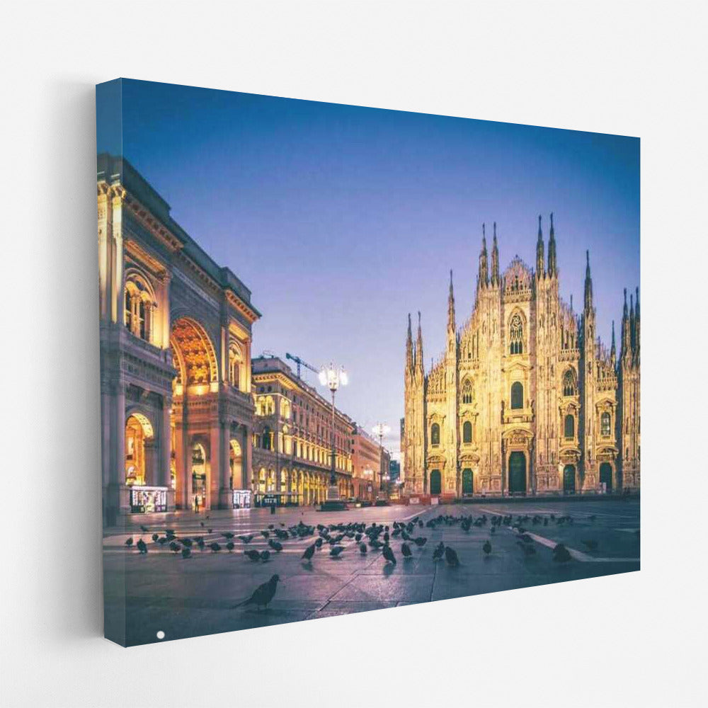 Milan Evening Glitter: Urban Magic and Architecture