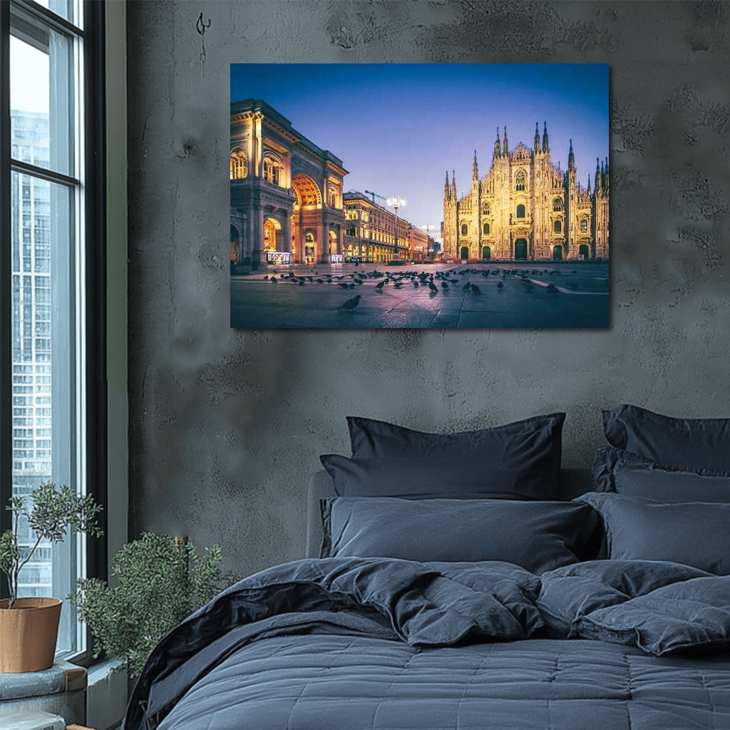 Milan Evening Glitter: Urban Magic and Architecture