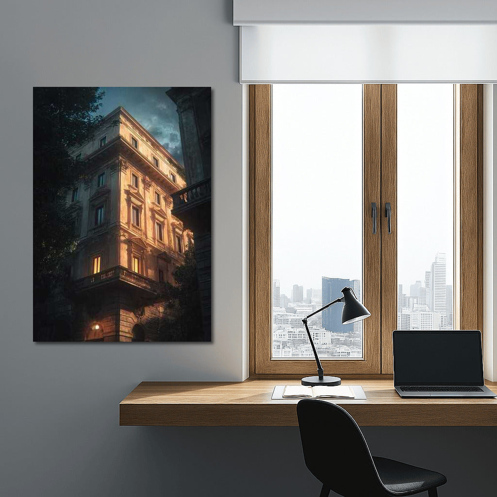 Milan Evening Light: Cityscapes and Silhouettes