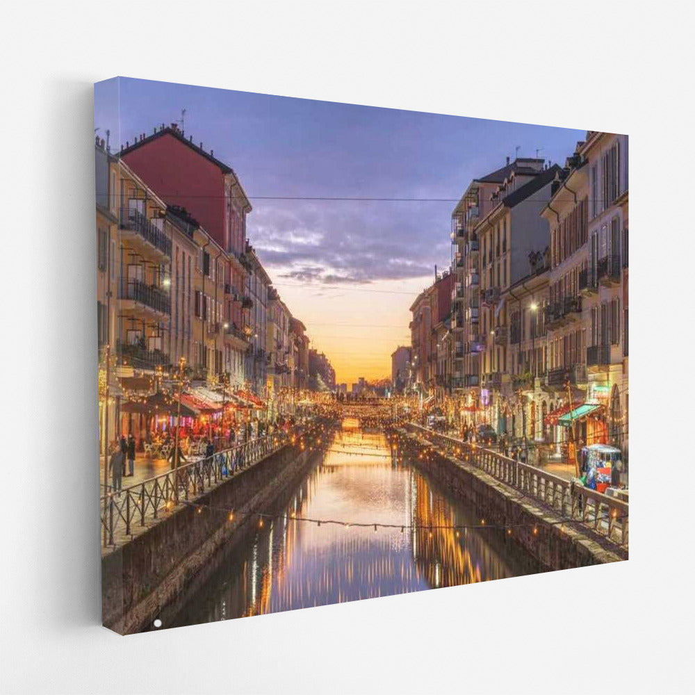 Magical Milan Sunset: Cityscapes and Skylines of Italy