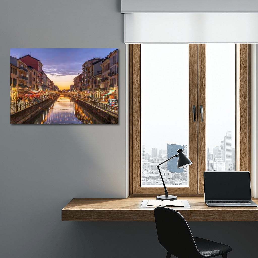 Magical Milan Sunset: Cityscapes and Skylines of Italy