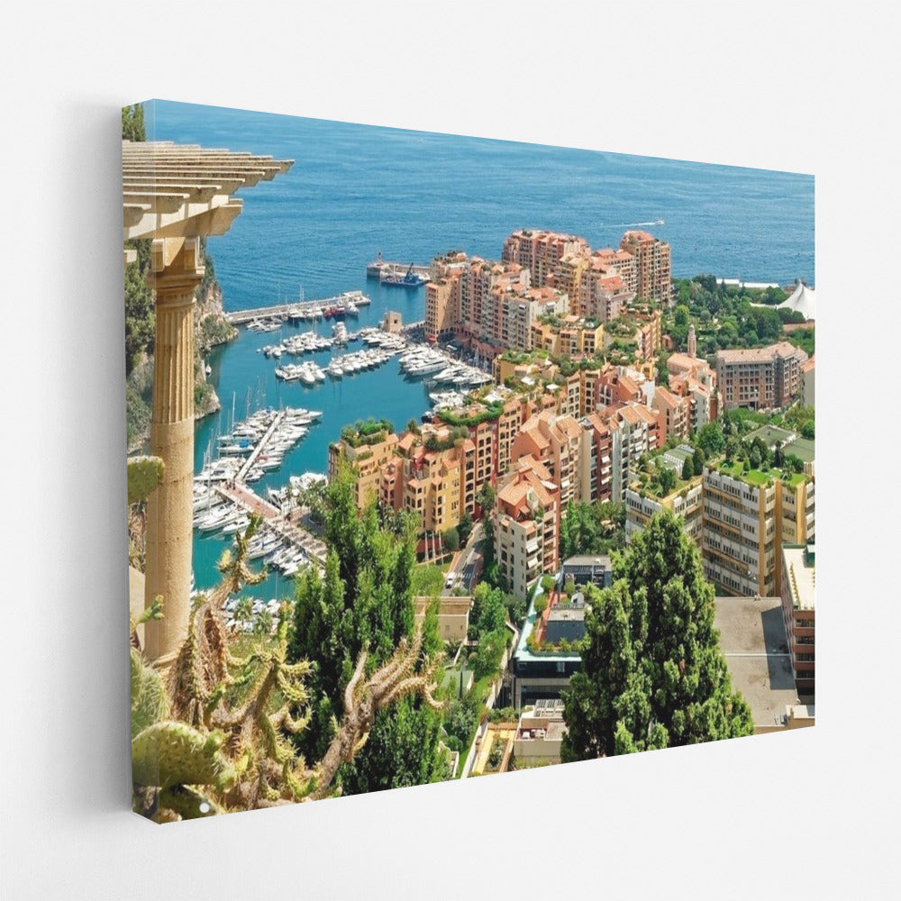 Azure Monte Carlo: Monaco Skyline