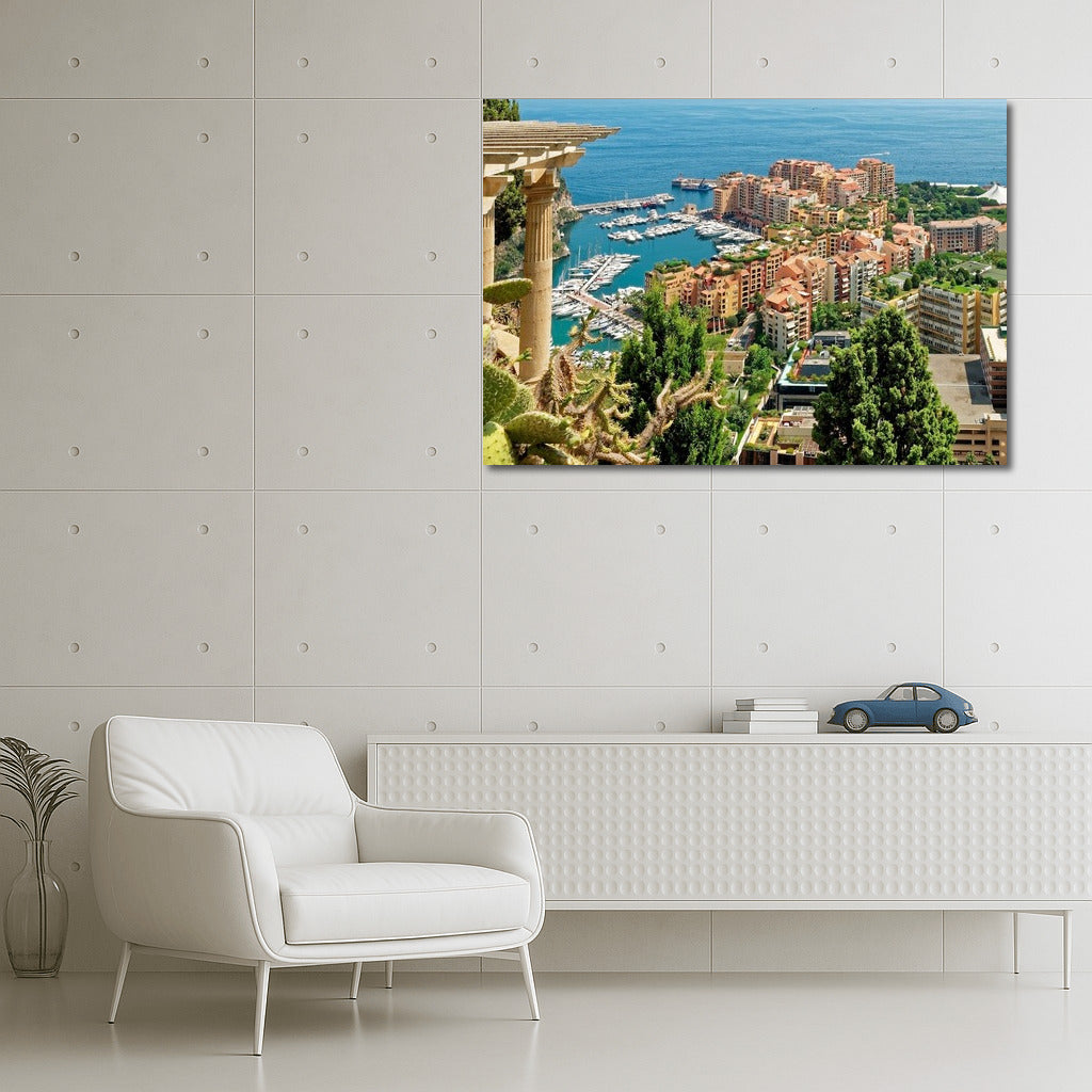 Azure Monte Carlo: Monaco Skyline