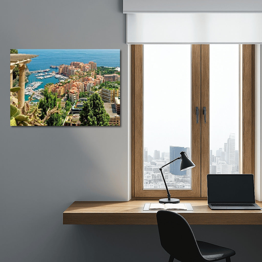Azure Monte Carlo: Monaco Skyline