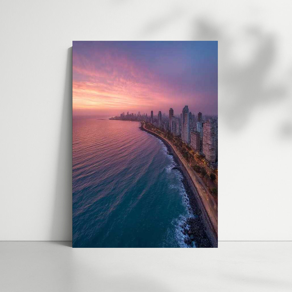Sunset Charm of Mumbai Skyline: The Grandeur of Cityscapes Skylines