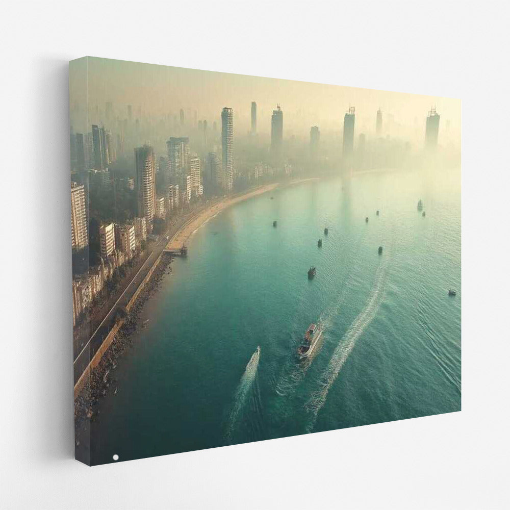Morning Mist: Mumbai Skylines
