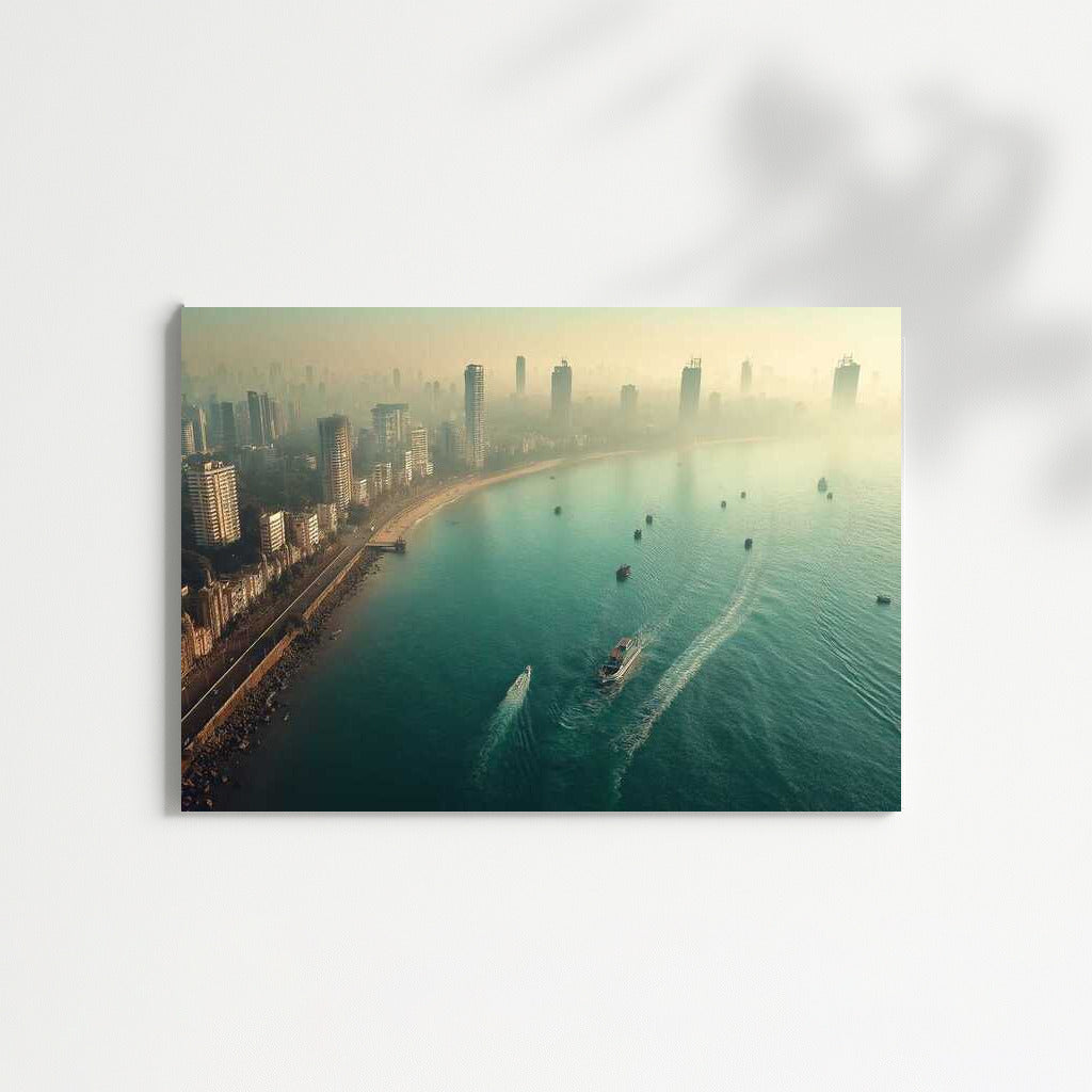 Morning Mist: Mumbai Skylines