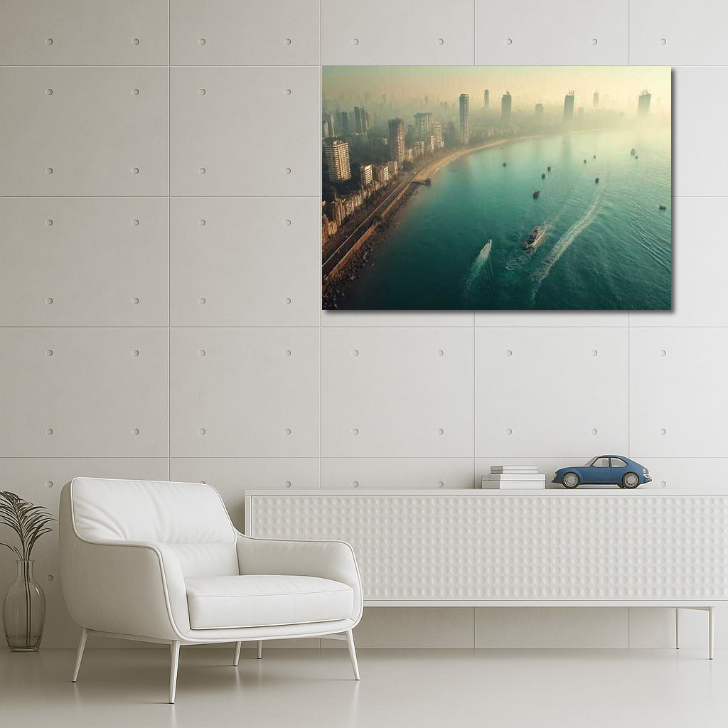 Morning Mist: Mumbai Skylines