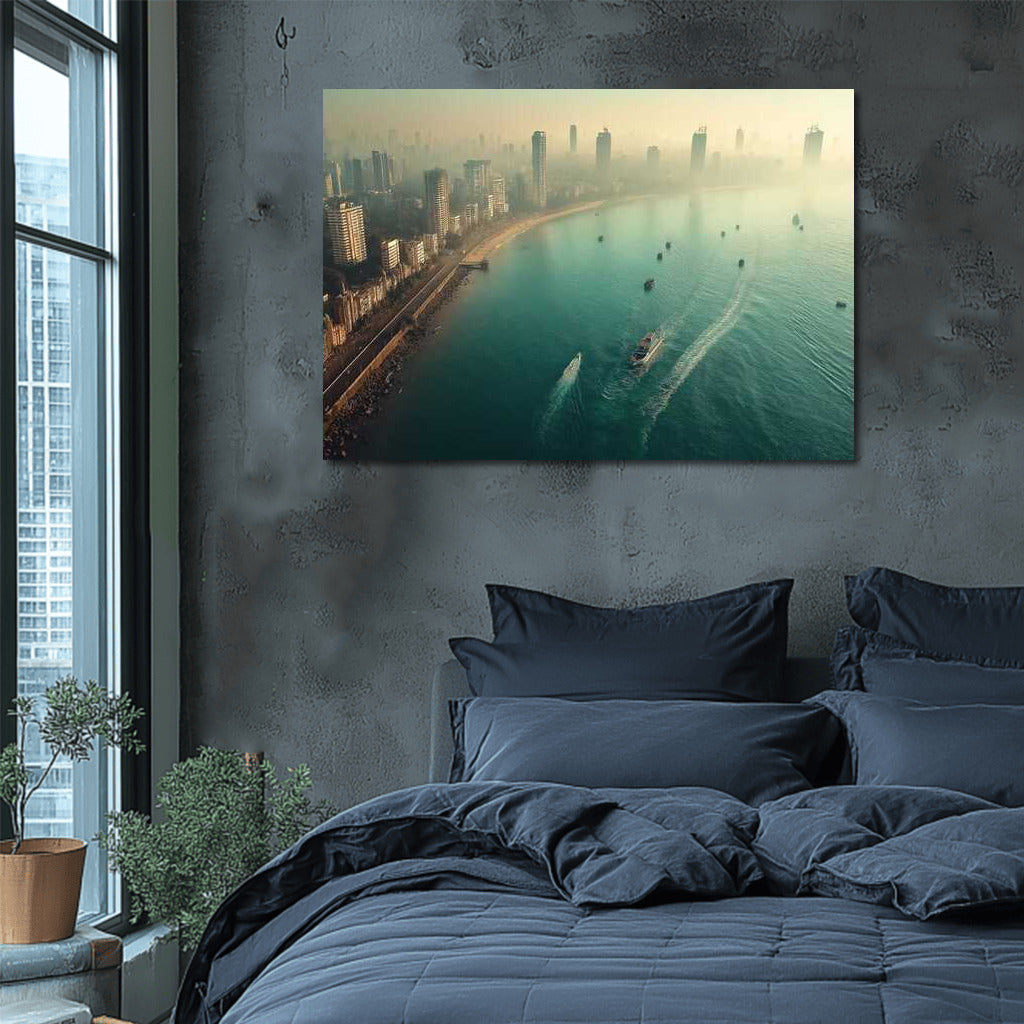 Morning Mist: Mumbai Skylines