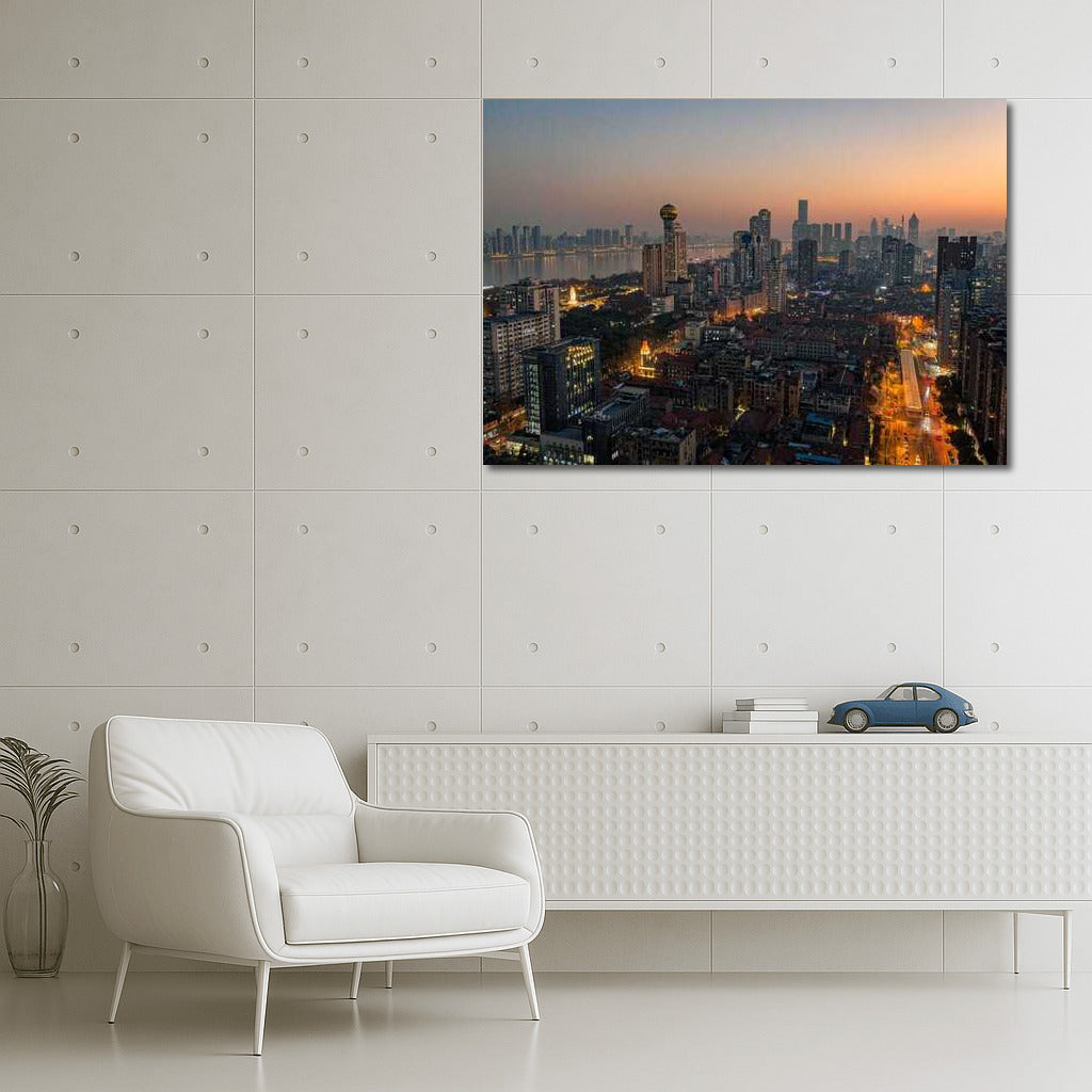Mumbai Night Glow: City Dynamics in Cityscapes Skylines