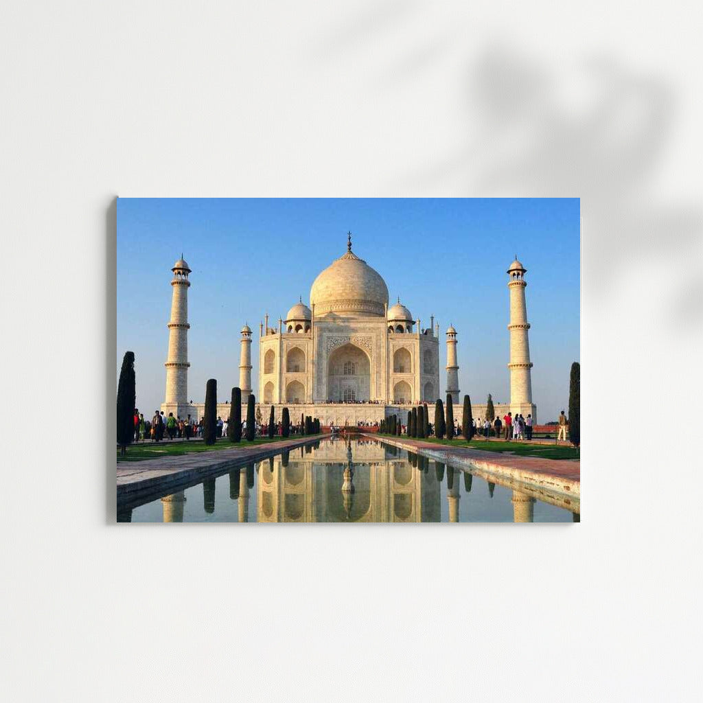 The Grandeur of the Taj Mahal: New Delhi Skyline