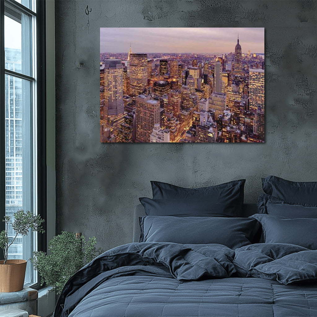 The Greatness of New York: City Skyline Silhouettes