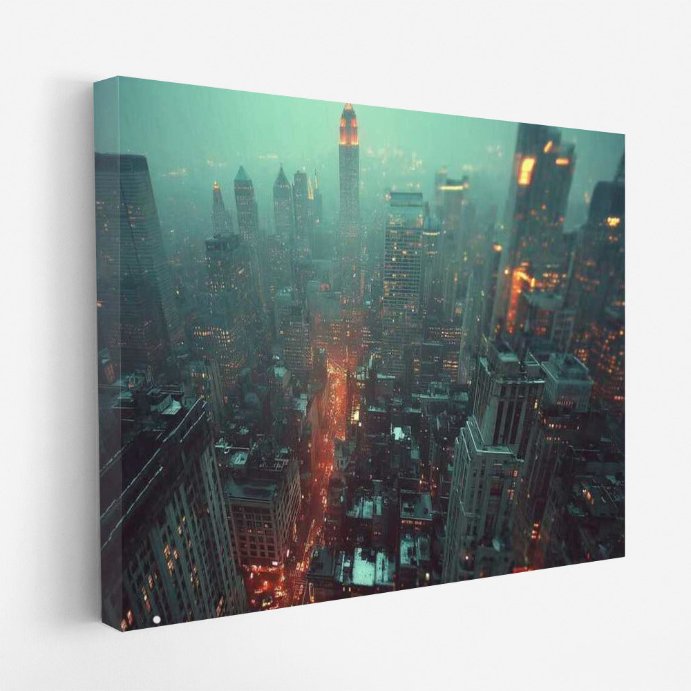 New York Evening Lights: Cityscape