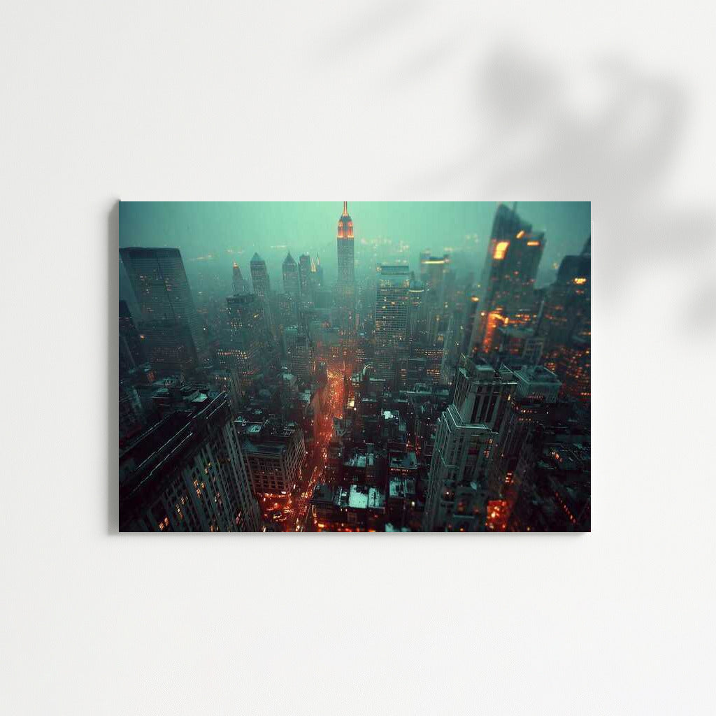 New York Evening Lights: Cityscape
